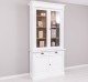 Wardrobe with 2 doors, 2 BAS drawers + 2 SUP glass doors, Directoire Collection