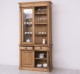 Wardrobe with 2 doors, 2 BAS drawers + 2 SUP glass doors, Directoire Collection