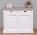 Buffet with 2 doors, 2 drawers, oak top, BAS, Directoire Collection