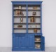 Bookcase with 4 doors BAS + double shelf SUP