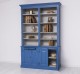 Bookcase with 4 doors BAS + double shelf SUP