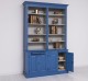 Bookcase with 4 doors BAS + double shelf SUP