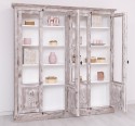 Double display case with 4 doors, with Cremone