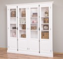 Double display case with 4 doors, with Cremone