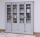 Double display case with 4 doors, with Cremone