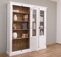 Double display case with 4 doors, with Cremone