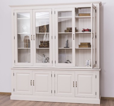 4-door sideboard with Cremone BAS + 4 large glass doors with Cremone SUP