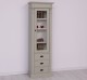 Wardrobe with 1 glass door, 3 drawers, Directoire Collection