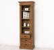 Wardrobe with 1 glass door, 3 drawers, Directoire Collection