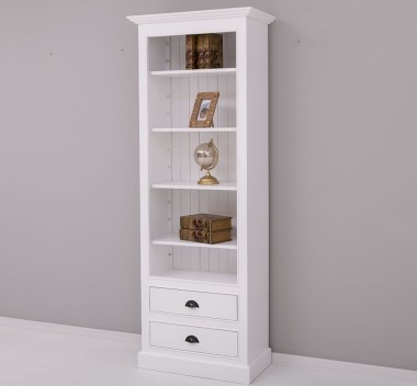 Bookcase with 2 drawers, open shelf