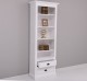 Bookcase with 2 drawers, open shelf