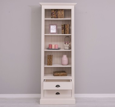 Bookcase with 2 drawers, open shelf