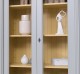 Bookcase with 4 doors, 1 BAS shelf + 4 glass doors, 3 open SUP shelves, Diectoire Collection