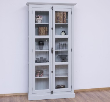 Glass display case, 2 doors with Cremone