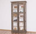 Glass display case, 2 doors with Cremone