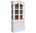 Showcase with 2 doors BAS + 2 glass doors, arched cornice SUP