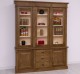 Showcase with 2 doors, 3 BAS drawers + 3 SUP glass doors, Directoire Collection