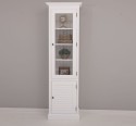 Narrow display case, 1 door + 1 glass door, Shutter Collection