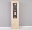 Narrow display case, 1 door + 1 glass door, Shutter Collection