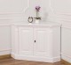 Corner sideboard, 2 doors, BAS, Directoire Collection