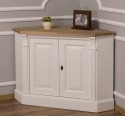 Corner sideboard, 2 doors, oak top, BAS, Directoire Collection