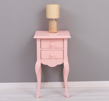 Small Console, Curved Legs, 2 Drawers - Color_P043 - PAINT