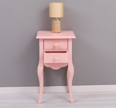 Small Console, Curved Legs, 2 Drawers - Color_P043 - PAINT