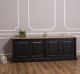 Large 4-door sideboard, oak top, BAS, Diectoire Collection