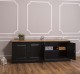 Large 4-door sideboard, oak top, BAS, Diectoire Collection