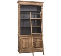 2-door BAS Bookcase + SUP open display case, Directoire Collection