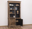 2-door BAS Bookcase + SUP open display case, Directoire Collection