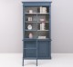 2-door BAS Bookcase + SUP open display case, Directoire Collection