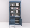 2-door BAS Bookcase + SUP open display case, Directoire Collection