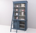 2-door BAS Bookcase + SUP open display case, Directoire Collection