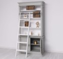 2-door BAS Bookcase + SUP open display case, Directoire Collection