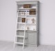 2-door BAS Bookcase + SUP open display case, Directoire Collection