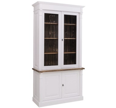 Showcase with 2 doors BAS + 2 doors SUP glass, Directoire Collectio