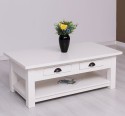 Coffee table with 2 drawers 120x65x45cm