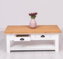 Coffee table with 2 drawers 120x65x45cm