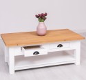 Coffee table with 2 drawers 120x65x45cm