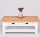 Coffee table with 2 drawers 120x65x45cm