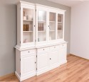 Bookcase with eight doors and four drawers, 215 x 53 x 225 cm, MDF