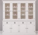 Buffet cabinet with eight doors and four drawers, 227 x 50 x 225 cm, MDF