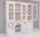 Buffet cabinet with eight doors and four drawers, 227 x 50 x 225 cm, MDF