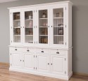 Buffet cabinet with eight doors and four drawers, 227 x 50 x 225 cm, MDF