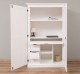 Writing desk with two doors, 120 x 60 x 190 cm, MDF