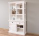 Buffet cabinet with four sliding doors and two drawers, 128 x 51 x 220 cm, MDF