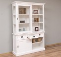 Buffet cabinet with four sliding doors and three drawers, 150 x 48 x 215 cm, MDF