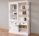 Buffet cabinet with four sliding doors and three drawers, 150 x 48 x 215 cm, MDF