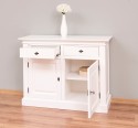 Cabinet 2 doors and 2 drawers, with dim. 118x45x88, MDF